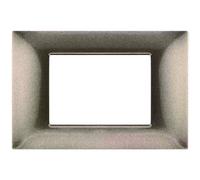PLACCA TECNOPOLIMERI BRONZO 3 POSTI COMPATIBILE PLANA MAPP3P-MAPM6003-07 MAPAM