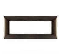 PLACCA TECNOPOLIMERI BRONZO 6 POSTI COMPATIBILE MATIX MAPT6P-MAPJOY-P5006-BR MAPAM