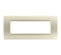 PLACCA TECNOPOLIMERI CHANPAGNE 7 POSTI COMPATIBILE LIVING MAPL7P-MAPART-P8007-CH MAPAM
