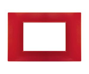 PLACCA TECNOPOLIMERI CORALLO 3 POSTI COMPATIBILE PLANA MAPP3P-MAP6003-15 MAPAM