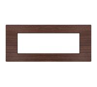 PLACCA TECNOPOLIMERI GEM CILIEGIO SPAZZOLATO 7 POSTI COMPATIBILE PLANA MAPP7P-MAPGEM-P6007SP-CI MAPAM