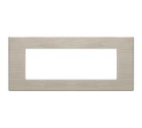 PLACCA TECNOPOLIMERI GEM SABBIA SPAZZOLATO 7 POSTI COMPATIBILE PLANA MAPP7P-MAPGEM-P6007SP-SA MAPAM
