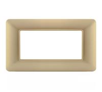PLACCA TECNOPOLIMERI ORO 4 POSTI COMPATIBILE MATIX MAPT4P-MAPJOY-P5004-OR MAPAM