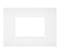 PLACCA TECNOPOLIMERI SUN BIANCA 3 POSTI COMPATIBILE VIMAR ARKE' SUN P-MAPSUN-P9003-BI MAPAM
