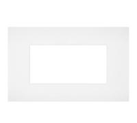 PLACCA TECNOPOLIMERI SUN BIANCA 4 POSTI COMPATIBILE VIMAR ARKE' SUN P-MAPSUN-P9004-BI MAPAM