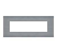 PLACCA TECNOPOLIMERI SUN GRIGIA 7 POSTI COMPATIBILE VIMAR ARKE' SUN P-MAPR9007-8 MAPAM