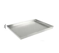 Placca Teglia rettangolare professionale ballarini alluminio focacce dolci