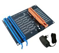 Placca Test per Porta Carta Grafica Doppio Interfaccia AGP / PCI Express Pcie