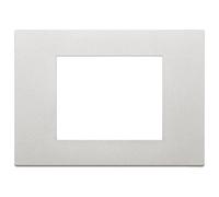Placca 3 MODULI ARGENTO SERIE LINEA VIMAR 30653.20