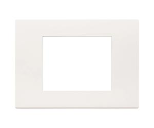 Placca tre moduli Vimar in tecnopolimero bianco Bianco