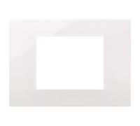 Placca tre moduli Vimar Reflex in tecnopolimero bianco Bianco