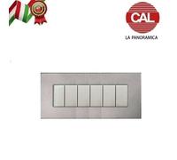PLACCA UNIKA COMPATIBILE BTICINO AXOLUTE IN PVC E LEGNO