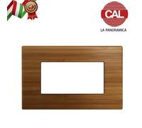 PLACCA UNIKA COMPATIBILE BTICINO AXOLUTE IN PVC E LEGNO