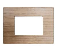 PLACCA UNIKA COMPATIBILE PER SERIE PLANA - 3 POSTI