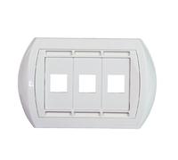 Placca 3 uscite RJ45 -new BI
