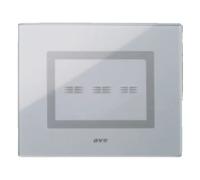 Placca Veratouch Grigio Argento 3 Comandi