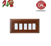 PLACCA VERO LEGNO BTICINO MAGIC MOSTRINA SUPPORTO