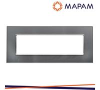 PLACCA VETRO 5006BL-3 T3 6P SILVER - 023775