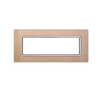 Placca Vetro Space Compatibile con Bticino Living Light supporto muro incasso