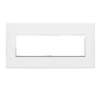 Placca Vimar 21657 7 Moduli Serie EIKON EVO Montaggio Orizzontale e Verticale - CONFEZIONE: 1 pz., Numero Posti: 7 Moduli