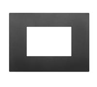 Placca Vimar Arke 3 moduli classic nero 19653.71