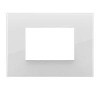 Placca Vimar Arke 3 moduli classic reflex ghiaccio 19653.66