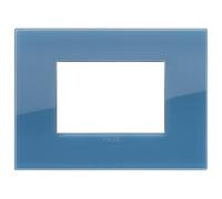 Placca Vimar Arke 3 moduli classic reflex oltremare 19653.64