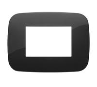 Placca Round 3M nero Vimar Arkè 19683.81