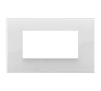 Placca Vimar Arke 4 moduli classic reflex ghiaccio 19654.66