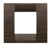 Placca Vimar Classica 1-2 Moduli Legno Wengé 17092.56