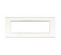 Placca Vimar Eikon Classic 7 Moduli Bianco Ice