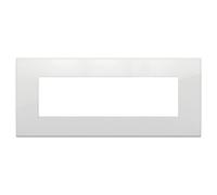 Placca fit 7 moduli metallo polar matt Vimar 19957.26