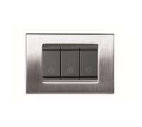 PLACCA VIMAR IDEA COMPATIBILE LEGNO GRIGIO BRONZO NERO BIANCO 3 4 6