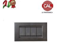 PLACCA VIMAR IDEA IN METALLO E LEGNO LA PANORAMICA CAL