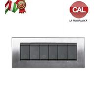 PLACCA VIMAR IDEA IN METALLO E LEGNO LA PANORAMICA CAL