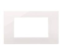 Placca 4m serie Linea Vimar 4 posti reflex bianco 30654.40