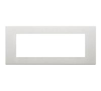 Placca 7m serie Linea Vimar 7 posti argento 30657.20