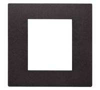 Placca 2 MODULI NERO SERIE LINEA VIMAR 30642.02