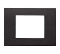 Placca 3 MODULI NERO SERIE LINEA VIMAR 30653.02