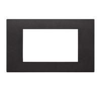 Placca 4m serie Linea Vimar 4 posti nero 30654.02