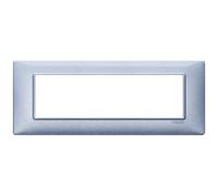 Vimar 14657.73 Placca 7 Moduli Blu Metallizzato Serie Plana