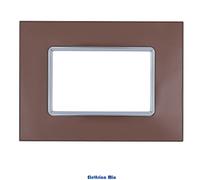 placca vimar plana compatibile placche compatibili 3 4 7 moduli posti supporto
