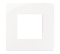 Placca Vimar Plana Up 2 moduli bianca 14642U.01
