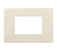 Placca Vimar Plana Up 3 moduli avorio matto 14653U.12