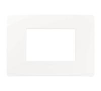 Placca Vimar Plana Up 3 moduli bianca 14653U.01