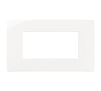 Placca Vimar Plana Up 4 moduli bianca 14654U.01