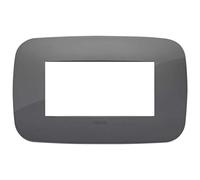 Placca Vimar Round 4M grigio Grigio