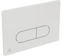 Ideal Standard – Placca WC OLEAS M1 meccanica 234x154x8,5 mm Bianco – Pulsante doppio