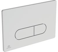 Placca WC Ideal Standard OLEAS M1 234x154x8,5mm Cromo Opaco Pulsante doppio