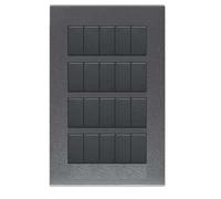 Placca Zama45 20M Grigio Scuro Metallizzato ( AVE cod. 45P920GSM )